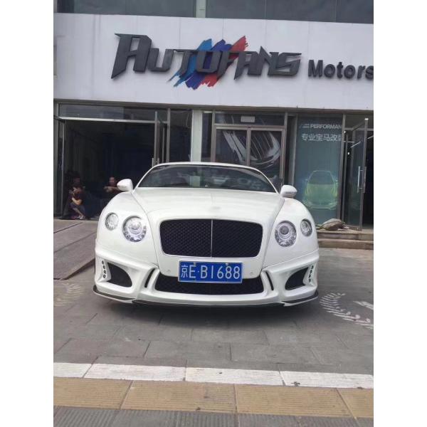 ODM White Bentley Continental Gt Body Kit WD Style Car Skirt Spoiler Body Kit