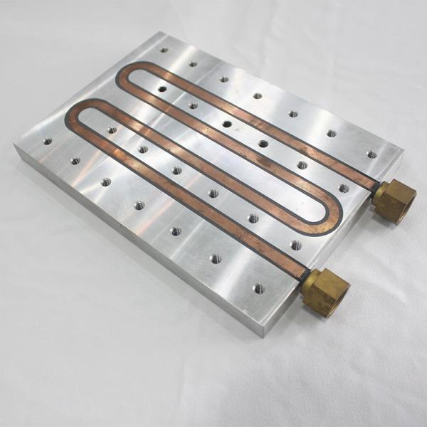 Плита с жидкостным охлаждением анти- размывания холодная, жидкостный теплоотвод ISO9001 металла AL6063-T5