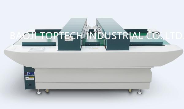 needle detector JC-600 auto conveyor model( double head) for garments,cloths,shoes,toys inspection