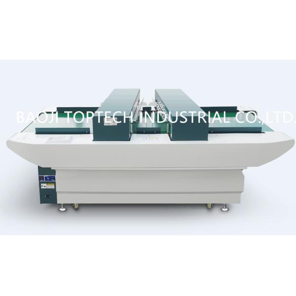 needle detector JC-600 auto conveyor model( double head) for garments,cloths,shoes,toys inspection