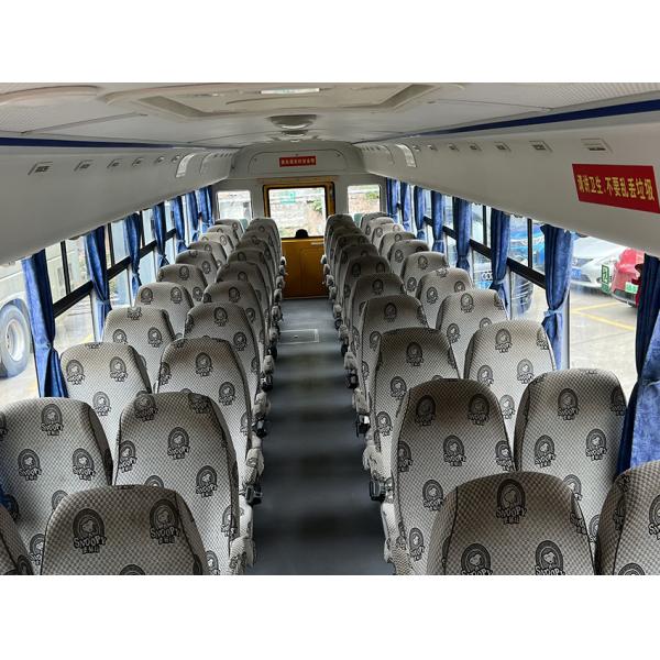 Ônibus escolares usados amarelos 46 lugares Transmissão manual Ônibus usados YuTong