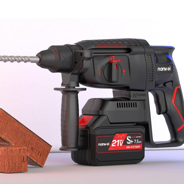 Demolition Walls Brushless Rope Hammer Impact Wireless Drilling Machine Multi Functional Industrial Concrete  Crush Stones