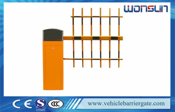 Parking Type Fence Gate Arms Barrier Gates With Manual Clutch