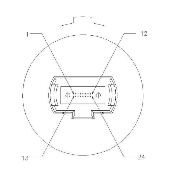 High Power Mpo Fiber Connector Mpo Optical Connector Vibration Resistant
