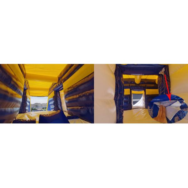10 meters high adults giant inflatable triple water slide with EN14960 certifed for adults outdoor water entertainments