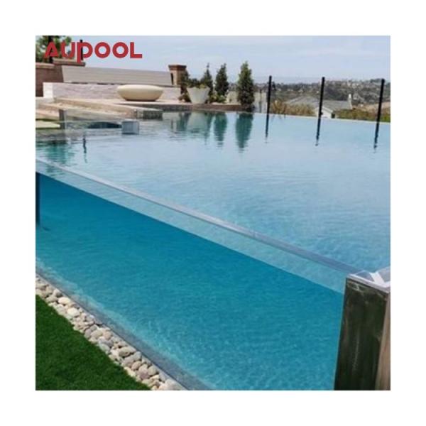 Design de mode piscine en PVC adulte enfants durable gonflable cadre acrylique piscine