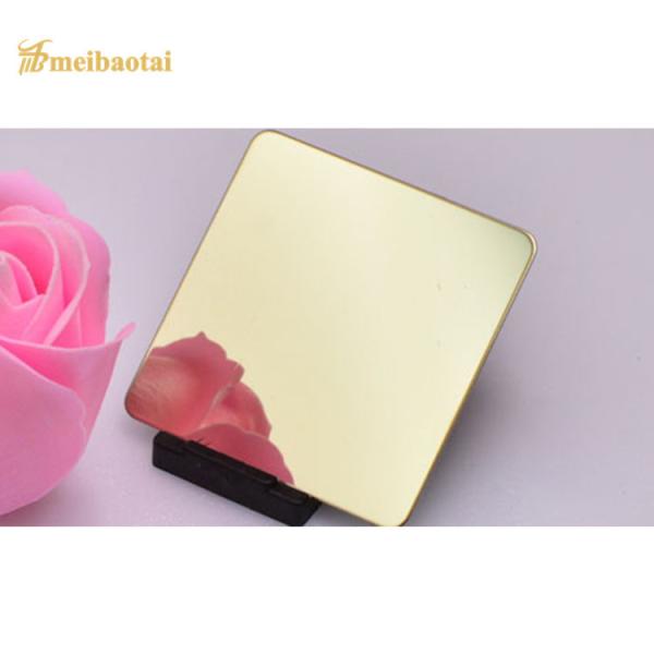 Mirror Finish PVD Blue Coated Coloured Stainless Steel Sheet 0.65mm Thickness for Decorative Use
