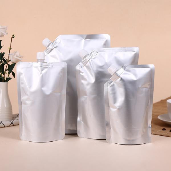 220ml 2.5L Aluminum Foil Liquid Stand Up Pouch With Spout