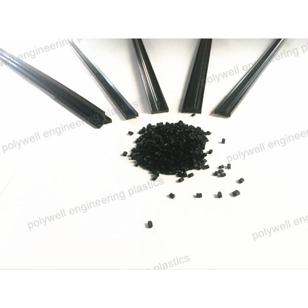 Пластиковое стекло - волокно заполненные усиленные лепешки нейлона 66 зерен полиамида 66 черные с плотностью 1.25~1.35 G/Cm3