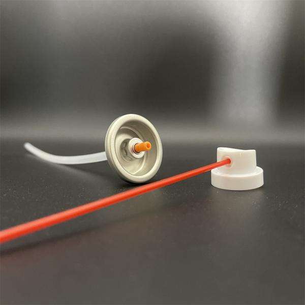 Precision Clog-Resistant Carburetor Cleaner Valve for Effective Engine Degreasing Aerosols with Wide-Fan Spray Technology
