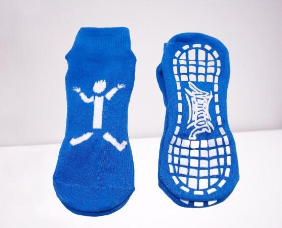 Sports altitude trampoline grip socks non slip bounce jump socks for kids and adults