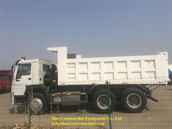 Heavy Duty Tipper Trucks 336 Hp Double Axle Dump Truck Manual 18m3 - 22m3