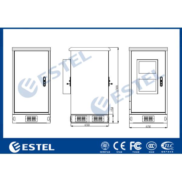 Тип на открытом воздухе замок монтажа на поле пункта похищения 3 DC 48V шкафа телекоммуникаций анти-