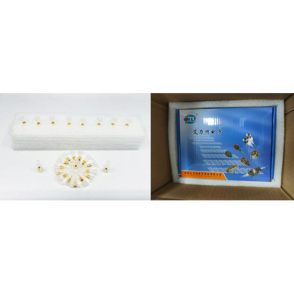 Hermeticlly Sealed SMP Smooth Bore Male Microminiature Push-On Coaxial Connector for Board to Board Connect