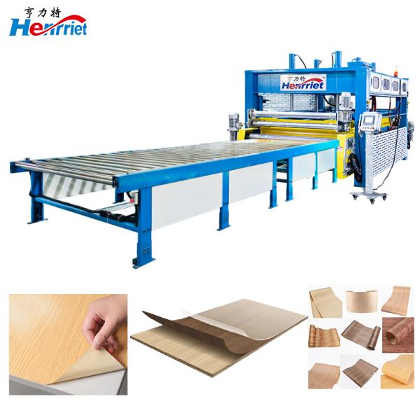 The factory produces automatic conveyor hot press machines for wooden decorative honeycomb panels technological boards