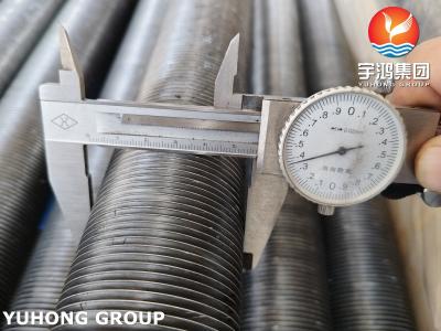 Low Alloy Steel Embedded G Type Fin Tubes ASTM A213 T5 In Air Cooled Heat Exchanger
