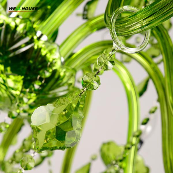 Green crystal chandelier Kitchen Dining room Lighting Fixtures (WH-CY-51)