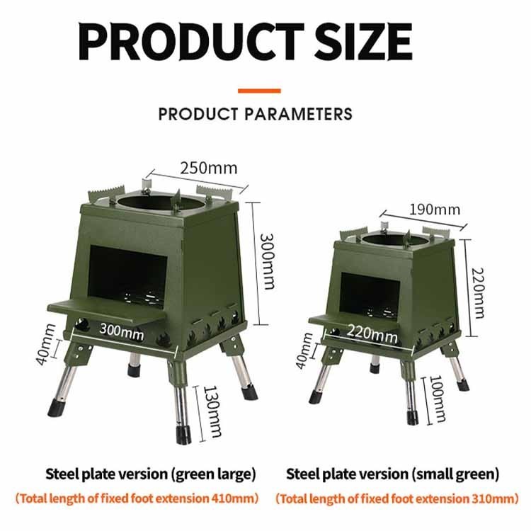 Embroidery or Printing Fire Pits Portable Wood Burning Stove for Camping and Hiking