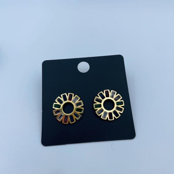 Upgrade Your Products with Polished Stainless Steel and Achieve a Luxurious Gold Look Earrings