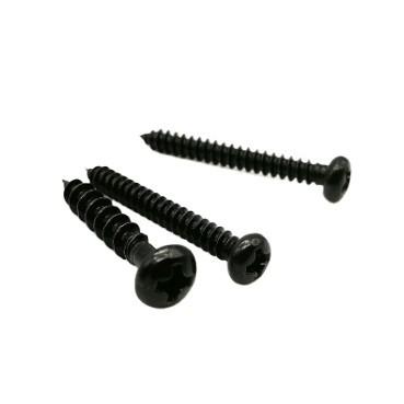 6mm Black Self Tapping Screws For Metal Aluminum Material Coloredplating