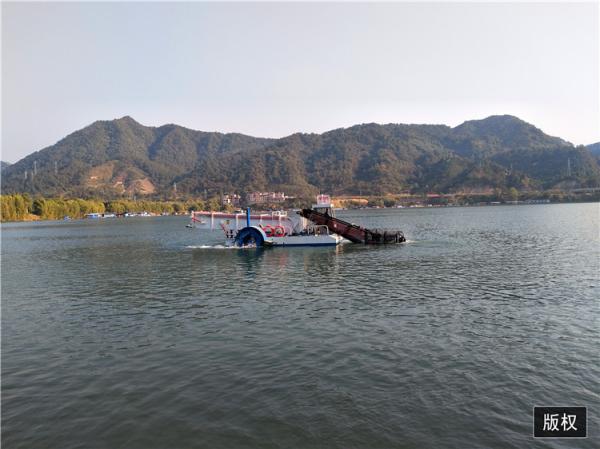 grass cutting boat reed harvester ship boat weed harvester water hyacinth harvester