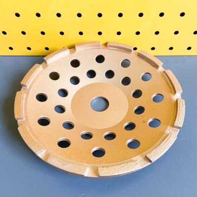 230mm 9inch Single Row Cup Wheel For Stone Laser Welded Huachang Tools