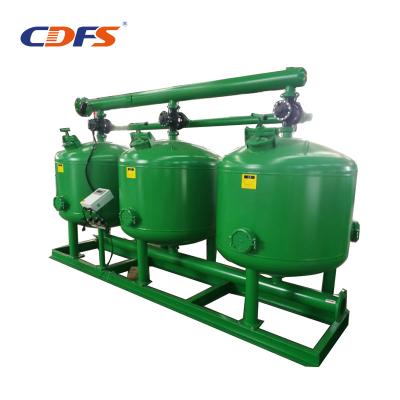 Fluxo alto Rate Automatic Sand Filter material de aço inoxidável do tamanho do tanque de 24 - 48 polegadas