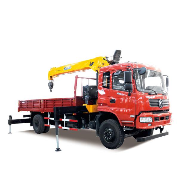 Straight Arm Lorry Crane 8 Ton Hydraulic Telescopic Boom Truck Mounted Crane