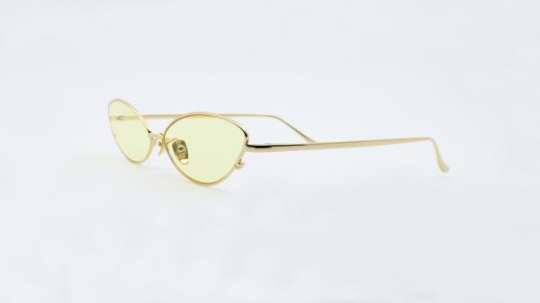 Small Cateye shape Sunglasses Men Women metal Summer outdoor fashion Eyeglasses UV 400