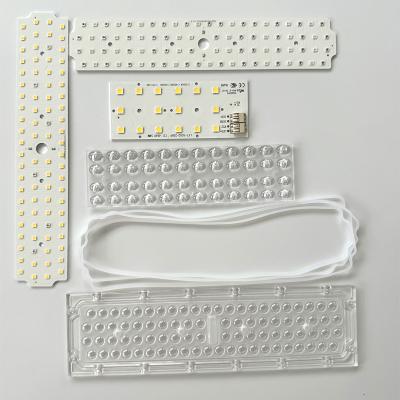 MCPCB PCB board LED Module 10W 20W 30W 40W 50W 100W for SKD street light led with lens
