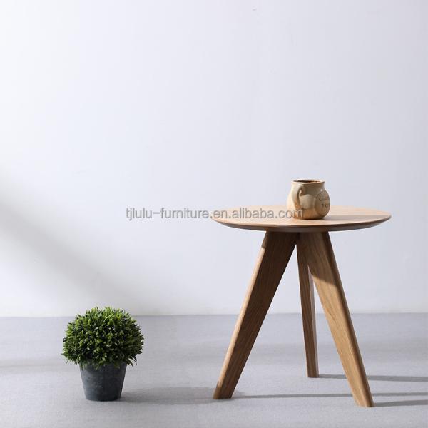 Home Furniture Modern Designs Adjustable Height Coffee Table Restaurant Round Solid Wood Dining Table