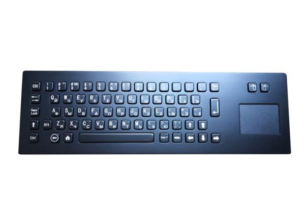 2.5m Cable PS2 SS304 Panel Mounted Keyboard IP65 Track Pad