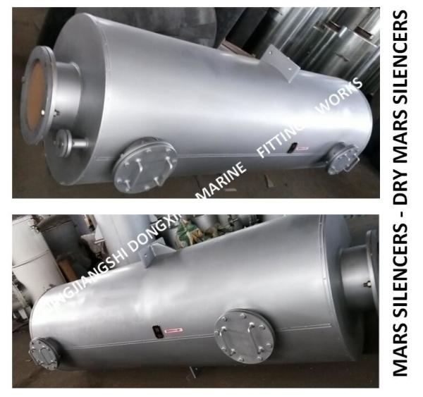 Q235-A carbon steel material marine muffler, marine spark extinguisher, marine spark extinguishing muffler