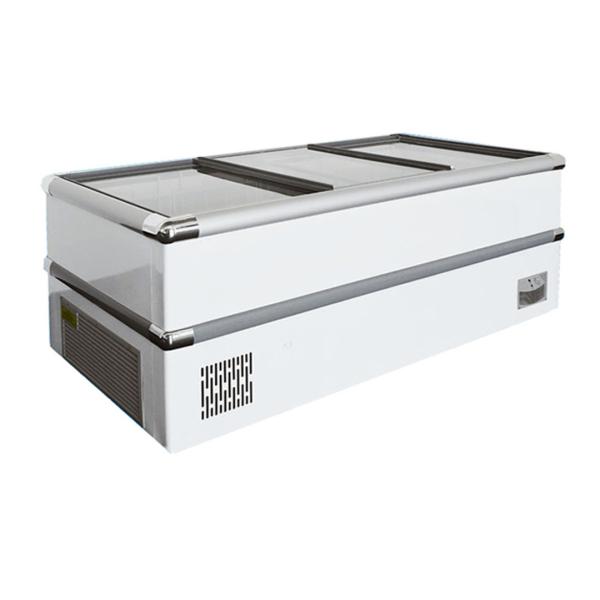 руководство 860L размораживает коммерчески хладоагент замораживателя R290 комода дисплея