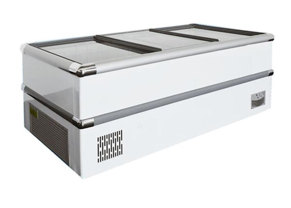 congelador refrigerando estático da ilha do supermercado de 2000mm mecânico