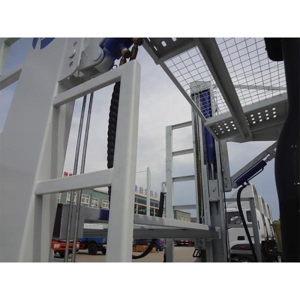 6 Car Capacity Vehicle Car Carrier Hauler Trailer Hydraulic Lifting Double Deck Car Transport Truck Trailer