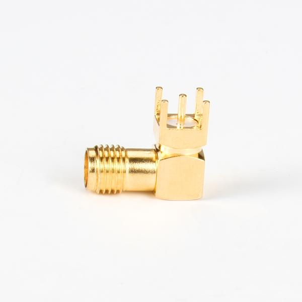 50 Ohm Female PCB Mount Connector SMA-KE-14.5 Gold Plated