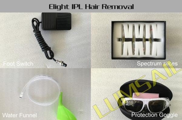 Ladies Facial  IPL Laser Hair Removal Machine , Professional Laser Hair Removal Equipment