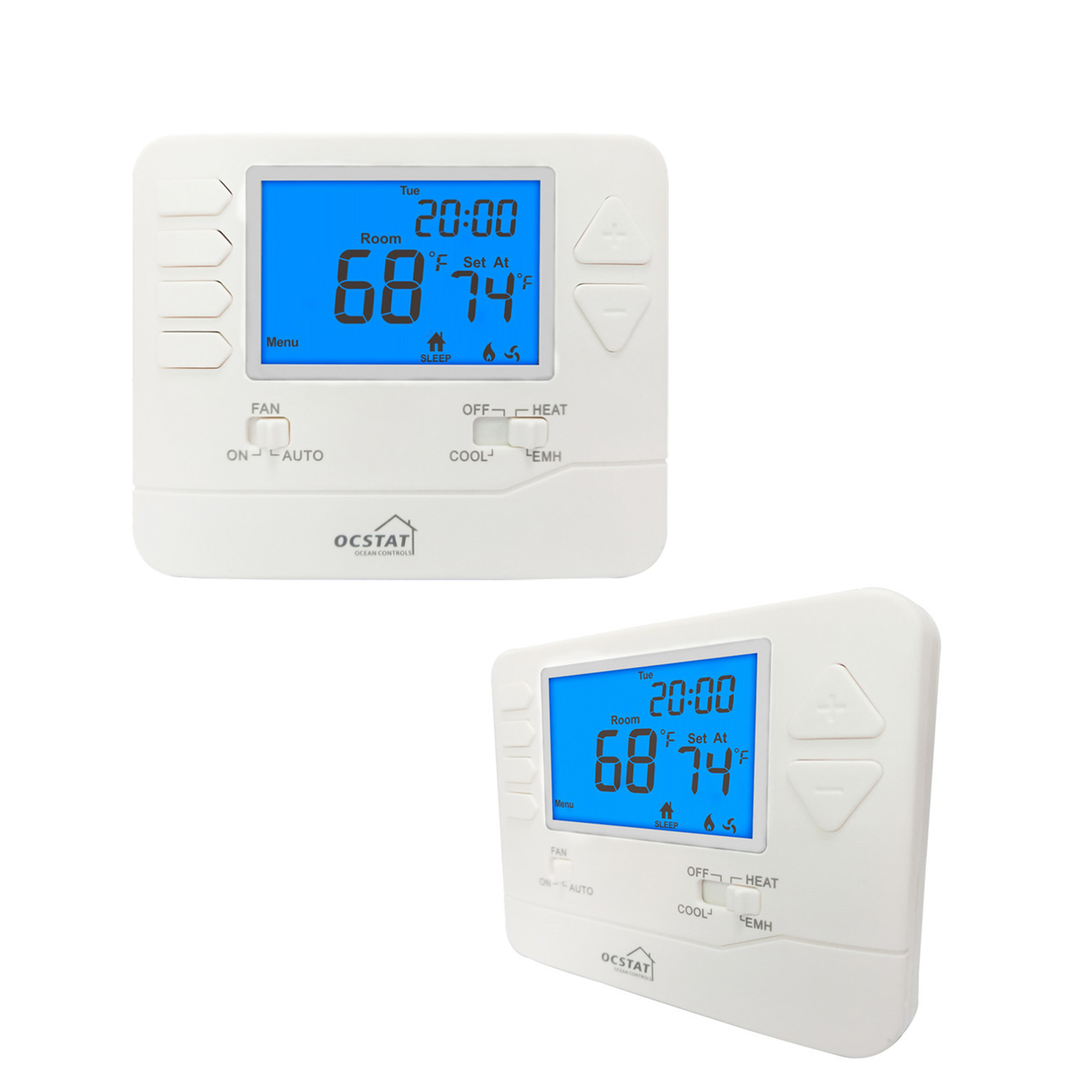 Еженедельный Programmable термостат теплового насоса ABS 24V