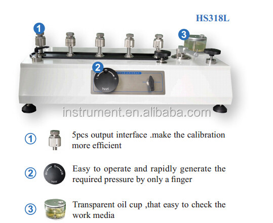 Versatile HS318L Electrical Hydraulic Pressure Test Bench with Customization Options