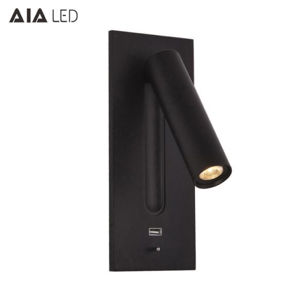 Embed mounted headboard wall light USB LED bedside wall lamp/Interior led bed wall lamp