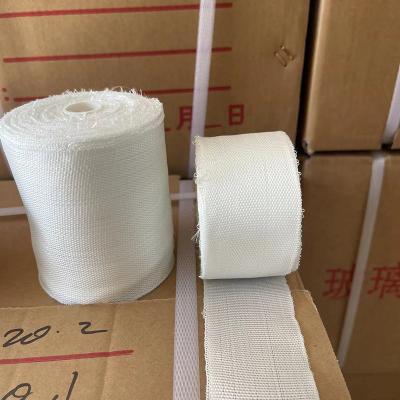 Banda de tecido de fibra de vidro resistente a incêndio e resistente aos raios UV