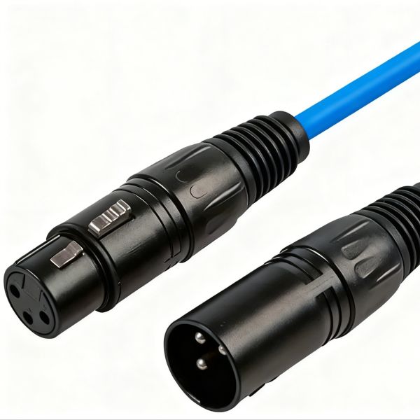 Custom Cable Solution 3pin Male to Female,  Cable Assembly Manufacturing for Microphone, Mixer, Recording Studio