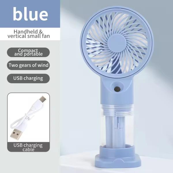 New Summer Mini Handheld Fan Mute Portable USB Charging Spray Water Cooling Fan for Outdoor and Camping