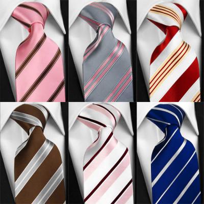 Business typed 100% silk woven tie for men