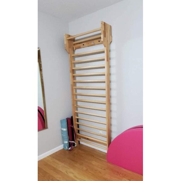 Gymnastics Wooden Ladder Stall Bars Suspension Trainer Physical Therapy Gymnastics Tool For Back Pain Arthritis Exercise