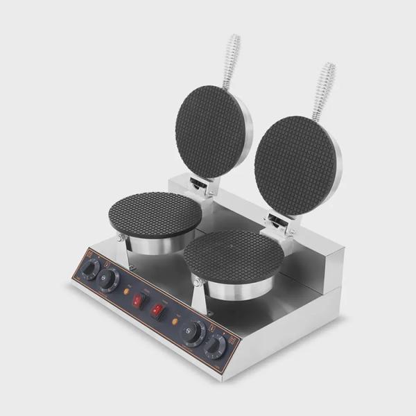 Высокопроизводительная электрическая вафельная конусовая машина TCB-2 для потребности в оборудовании для закусок