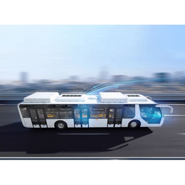 R407C Refrigerant Roof-Mounted Integrated Electric Bus Air Conditioner with High-Quality Galvanized Steel for E-Bus