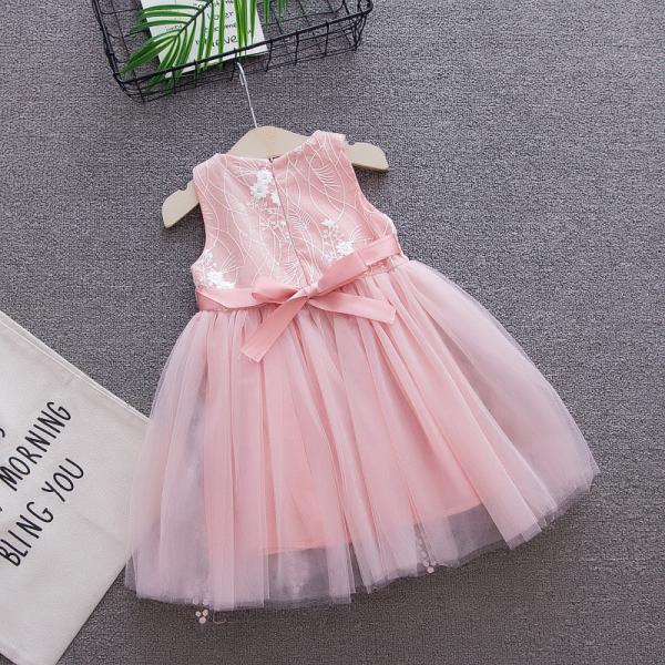 Pink Princess 100CM Children'S Dress Clothing Costume Breathable Small Flower