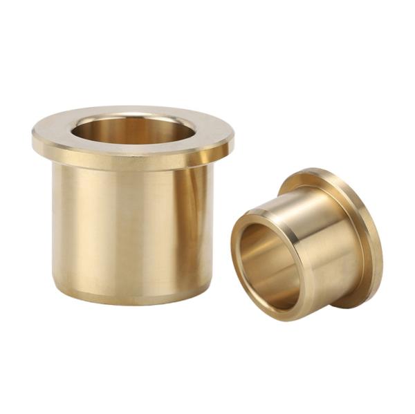 Double Loop Oil Grooved Cast Bronze Bushings Self Lubricating Bearing Corrosion Resistance